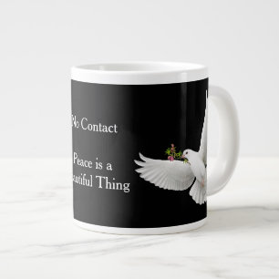 Taza De Café Gigante La paloma de la paz Inspiradora