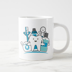 Taza De Café Gigante La pandilla de los dientes limpios