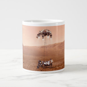 Taza De Café Gigante La Perseverancia De Aterrizar En Marte.