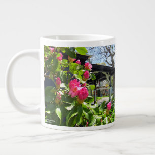 Taza De Café Gigante La primavera florece en la ciudad de Cottage - Viñ