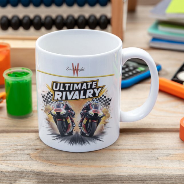 Taza De Café Gigante La rivalidad definitiva: el choque de MotoGP (Subido por el creador)