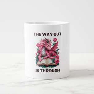 Taza De Café Gigante La salida a través del viaje de curación del dragó