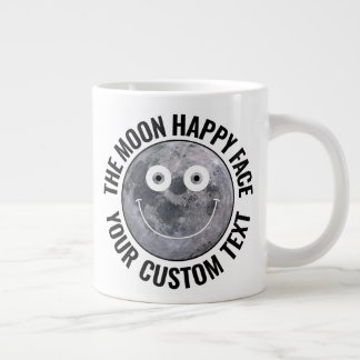 Taza De Café Gigante La taza gigante personalizada de la cara feliz de