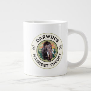 Taza De Café Gigante La teoría más peluda de Darwin Mamut lanudo