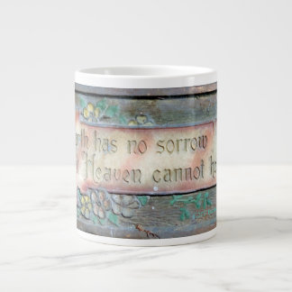 TAZA DE CAFÉ GIGANTE LA TIERRA NO TIENE NINGÚN DOLOR QUE EL CIELO NO