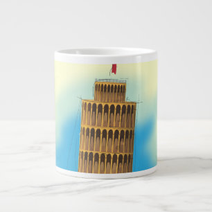 Taza De Café Gigante La Torre inclinada de Pisa