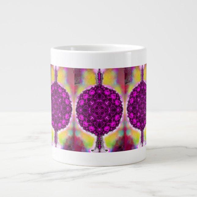 Taza De Café Gigante La vibración de la luz (Frente)