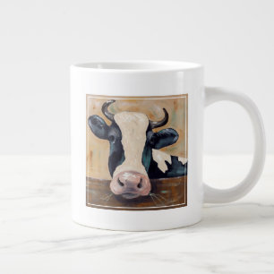Taza De Café Gigante La vida agrícola - Gunther the Cow
