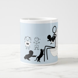 Taza De Café Gigante La vida de la mamá