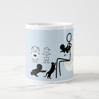 Taza De Café Gigante La vida de la mamá