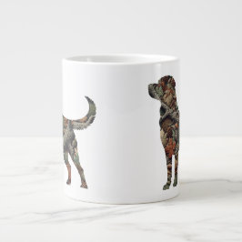 Taza De Café Gigante Labrador Recuperador Jumbo Café Mug