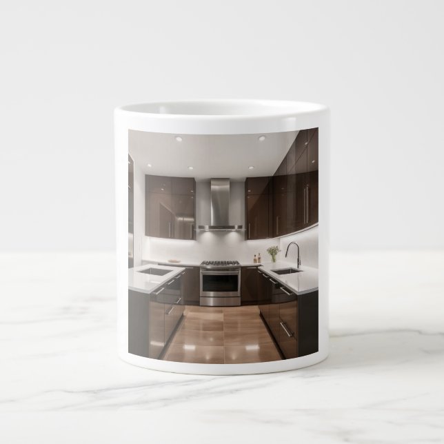 Taza De Café Gigante Lacquered High-Gloss Cabinetry (Frente)