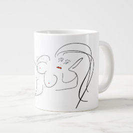 Taza De Café Gigante LADY GODIVA Jumbo Mug