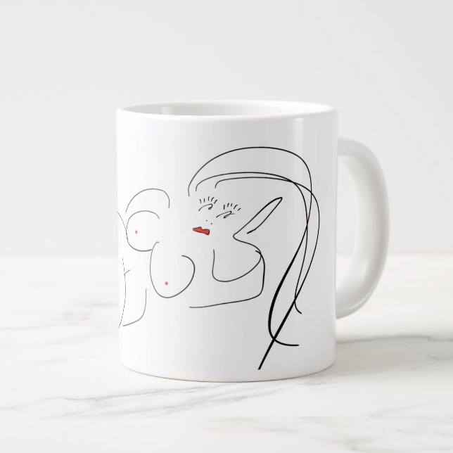Taza De Café Gigante LADY GODIVA Jumbo Mug (Derecha)