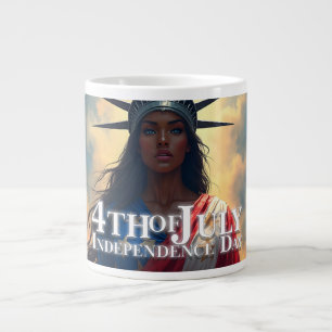 Taza De Café Gigante Lady Liberty Reimaginada: Una Nueva Cara de la Lib