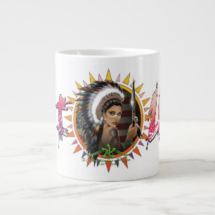 Taza De Café Gigante Lady Sioux
