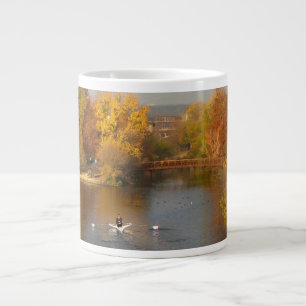 Taza De Café Gigante Ladybird Lake Fall Rower - Centro de Austin Texas