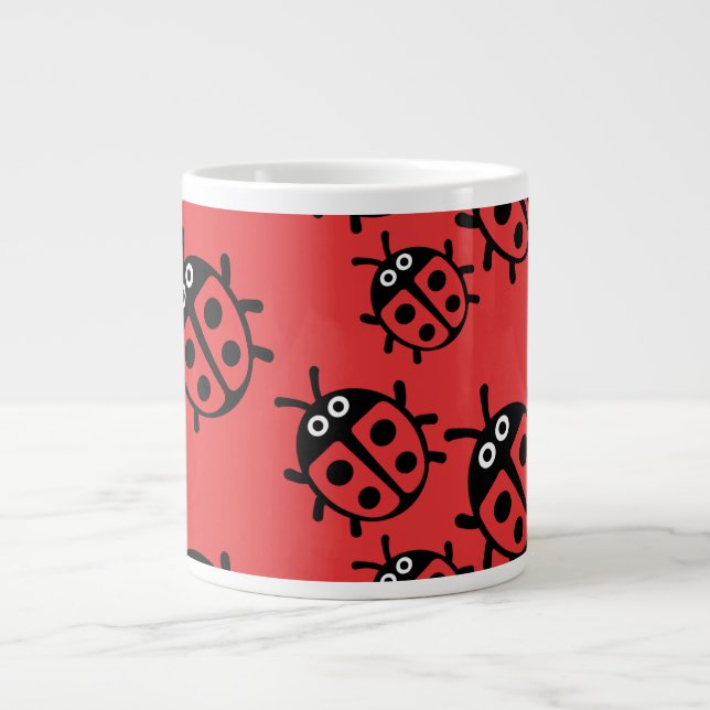 Taza De Café Gigante ladybird y Ladybug (Frente)