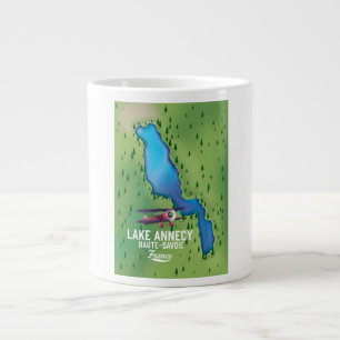 Taza De Café Gigante Lago Annecy,Haute-Savoie ,francia