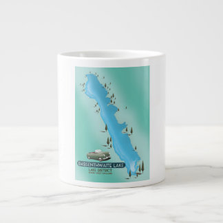 Taza De Café Gigante Lago Bassenthwaite, distrito lacustre mamáes de af