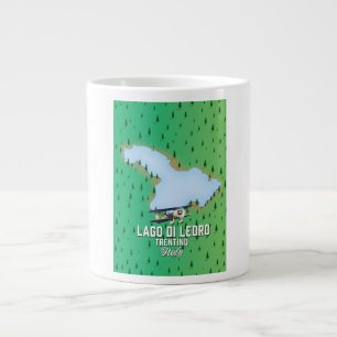 Taza De Café Gigante Lago di Ledro Terento Italia.