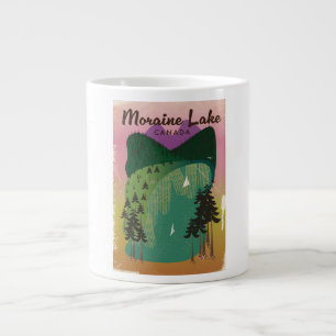 Taza De Café Gigante Lago Moraine Canadá