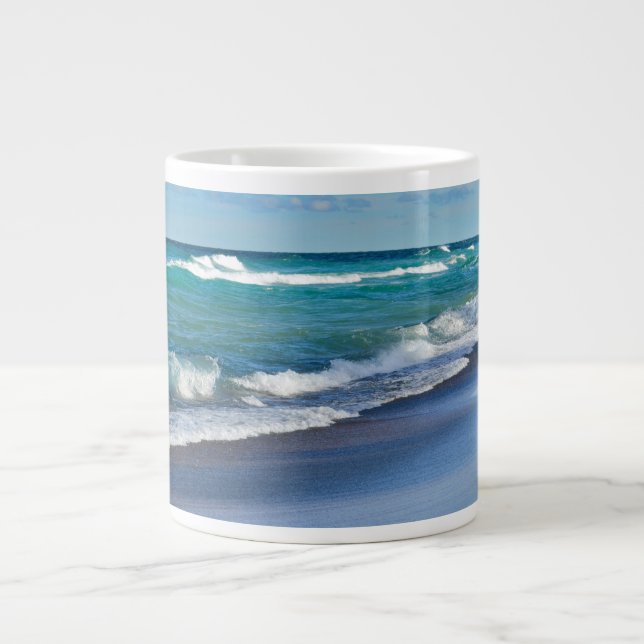 Taza De Café Gigante Lago Superior 12 Millas de Playa (Frente)