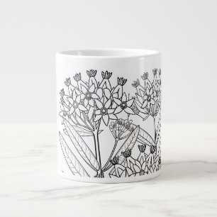 Taza De Café Gigante Lágrimas comunes - Asclepias syriaca - Planta nati