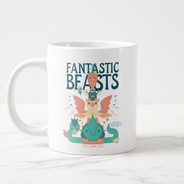 Taza De Café Gigante Las Bestias Fantásticas personalizados Emergen De  (Izquierda)
