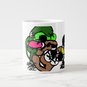 Taza De Café Gigante Las cabras son divertidas