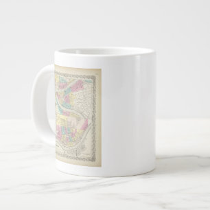 Taza De Café Gigante Las ciudades de Pittsburgh Allegheny Cincinnati