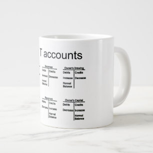 Taza De Café Gigante "Las cuentas de T"