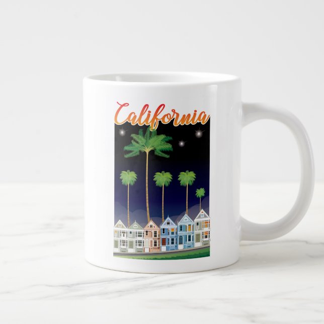 Taza De Café Gigante Las damas pintadas de noche| San Francisco (Derecha)