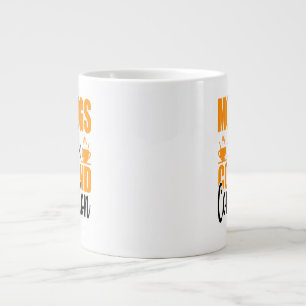 Taza De Café Gigante Las Mañanas Son Para Café Y Contemplación