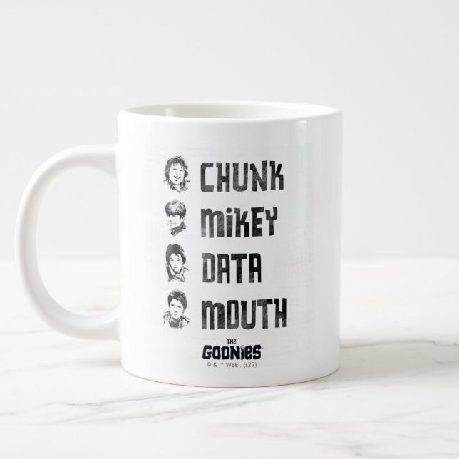 Taza De Café Gigante Las tonterías | Chunk, Mikey, Data, Mouth (Izquierda)