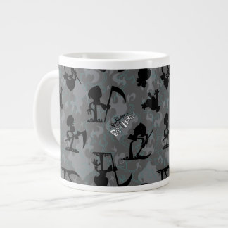 Taza De Café Gigante Las tristes aventuras de Billy & Mandy Pattern