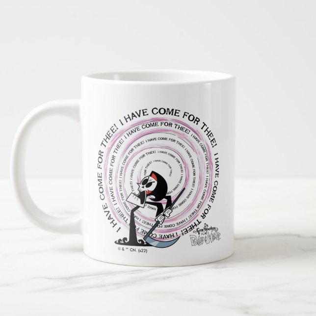 Taza De Café Gigante Las tristes aventuras de Billy & Mandy - Reaper (Izquierda)