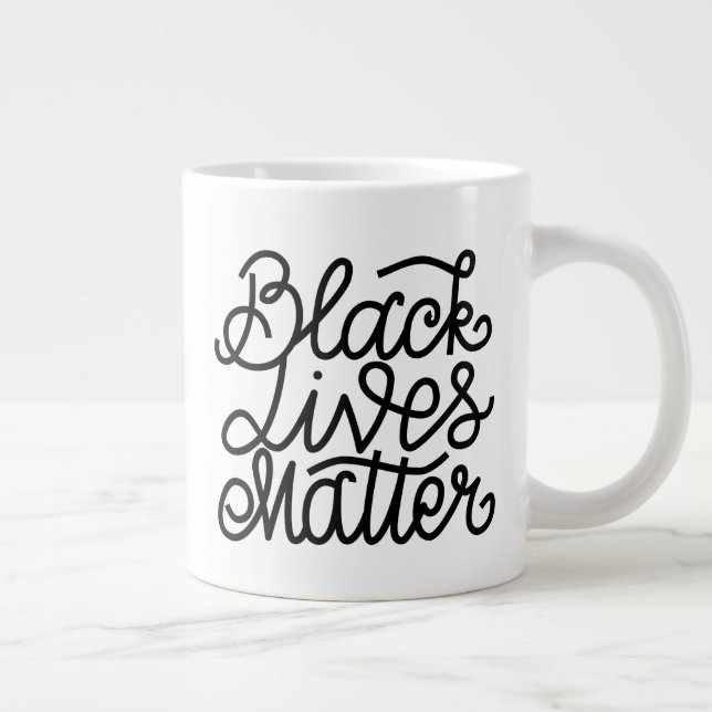 Taza De Café Gigante Las vidas negras importan (Derecha)