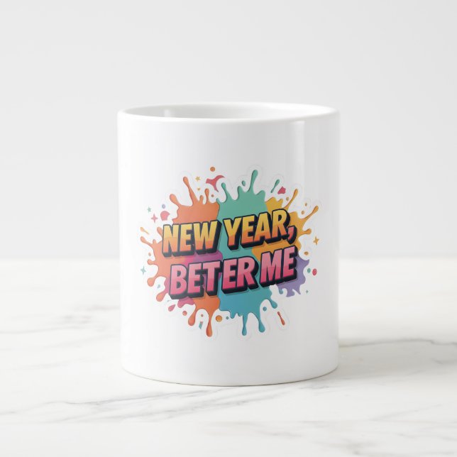 Taza De Café Gigante Latte Mug (Frente)