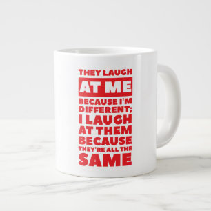 Taza De Café Gigante Laugh Jumbo Mug