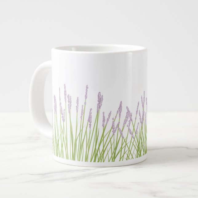 Taza De Café Gigante Lavender Jumbo Mug (Izquierda)