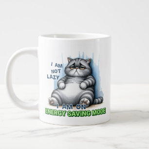 Taza De Café Gigante Lazy-Jumbo Mug