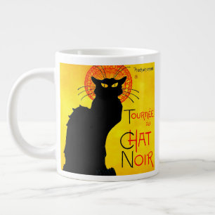 Taza De Café Gigante Le Chat Noir Vintage