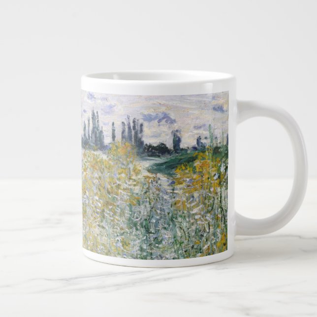 Taza De Café Gigante �le Fleurs aux. de Claude Monet el | cerca de (Derecha)