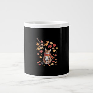 Taza De Café Gigante Leaf Fall Tree Hola Acción de Gracias de Otoño Cae