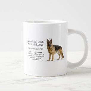 Taza De Café Gigante Lealtad del Guardián Pastor Alemán