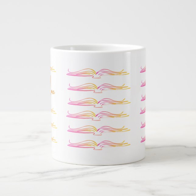 Taza De Café Gigante Leer Más (Frente)