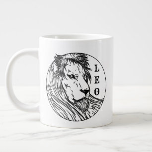 Taza De Café Gigante Leo el Zodíaco de León