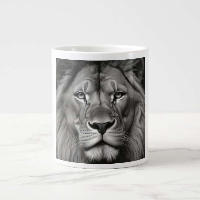 Taza De Café Gigante León (Frente)