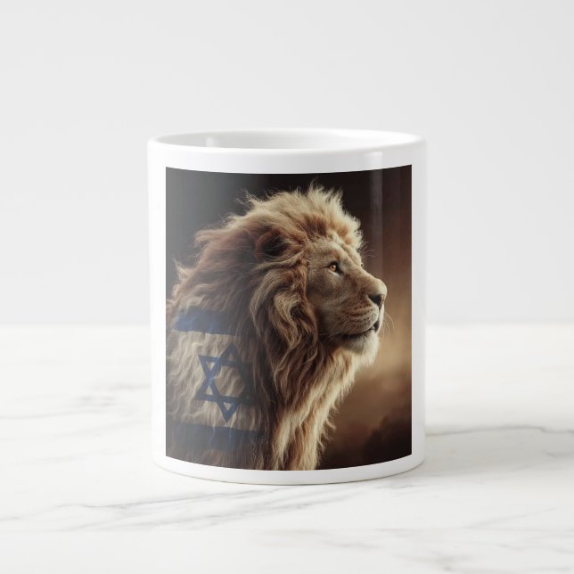 Taza De Café Gigante León de Zion hoodie (Frente)